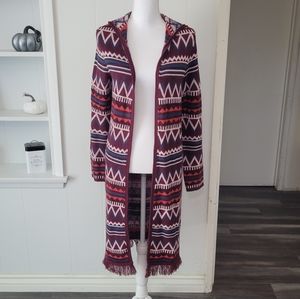 Faded Glory Long Knit Cardigan Sweater